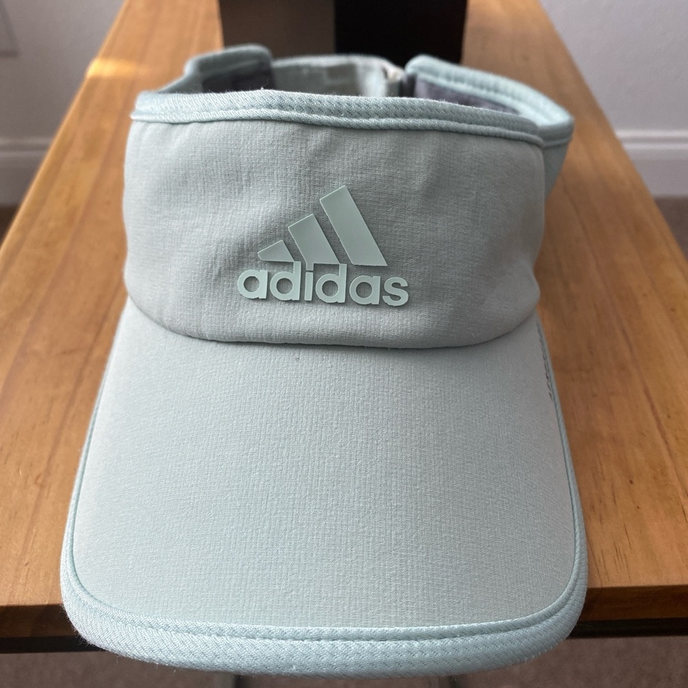 Adidas Women's sage green Visor Cap - Picture 2 of 4